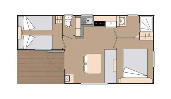 Camping Fontaine Du Roc Hostal Devillac Habitación foto